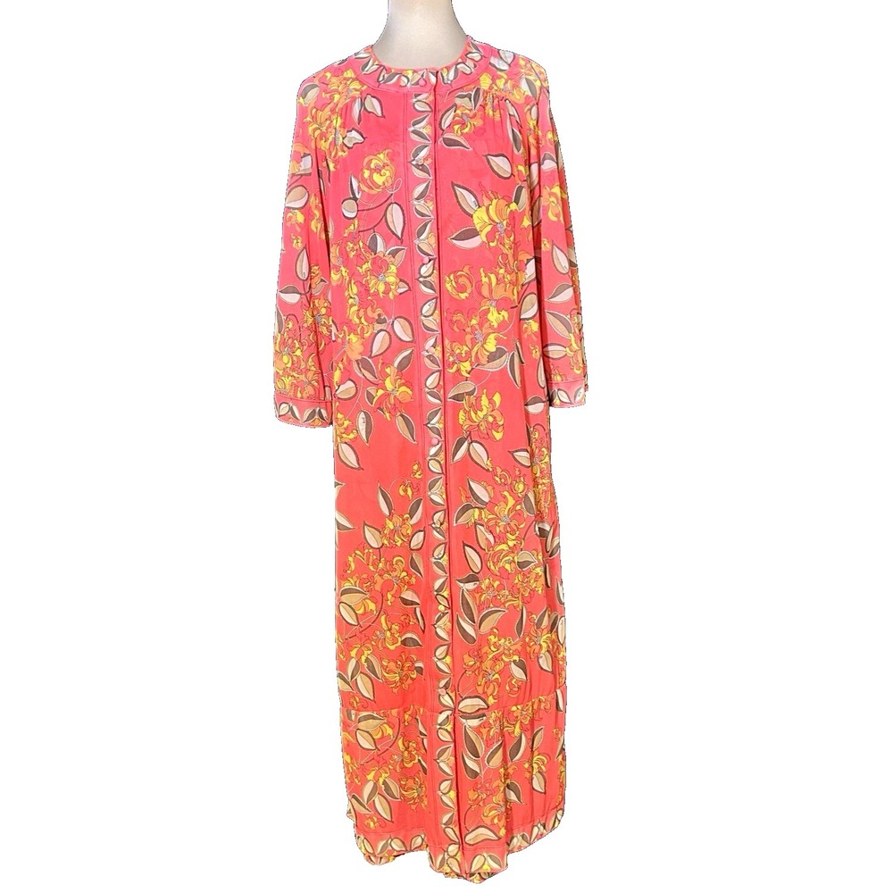 Vintage Emilio Pucci for Formfit Rogers Psychedelic Gown & Robe Peignoir Set